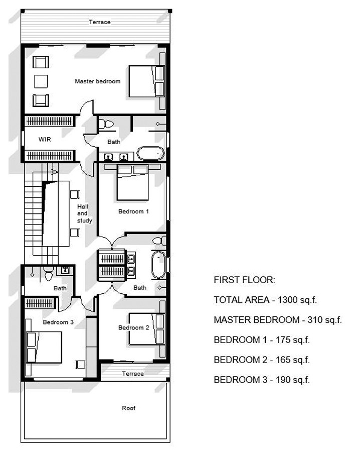 Дом на склоне холма