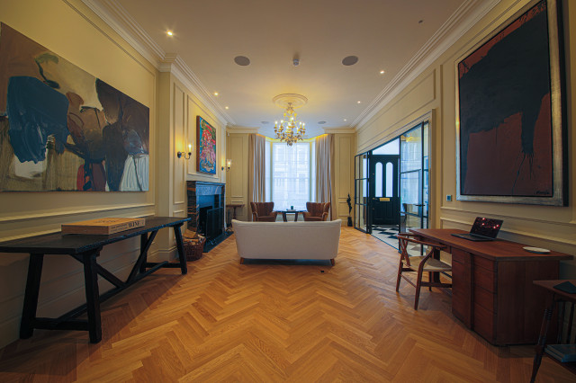 Hampsted modern-vardagsrum