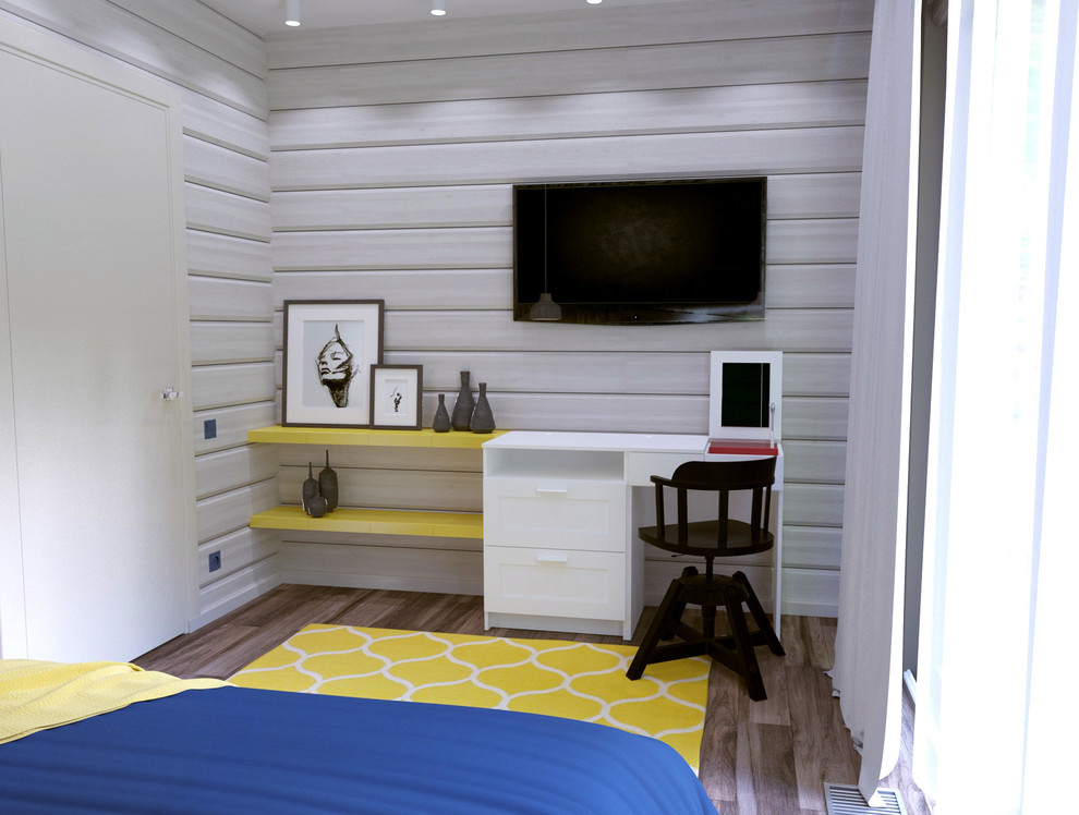 Интерьеры дома из бруса