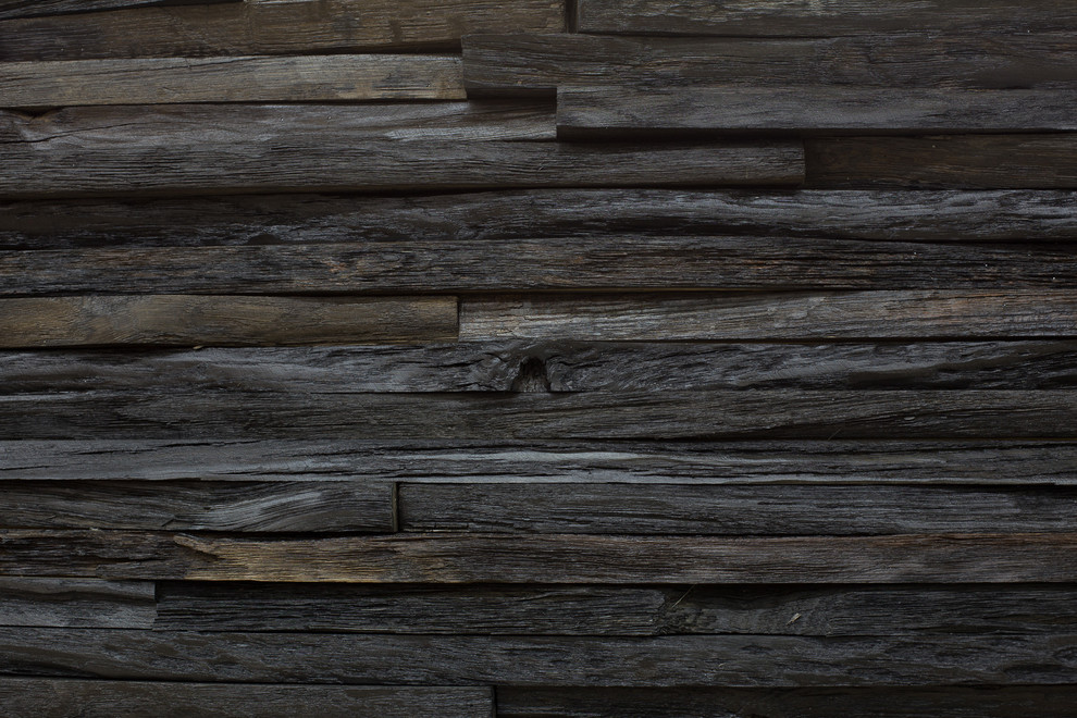 Деревянные панели Live Edge Design, массив мореного дуба