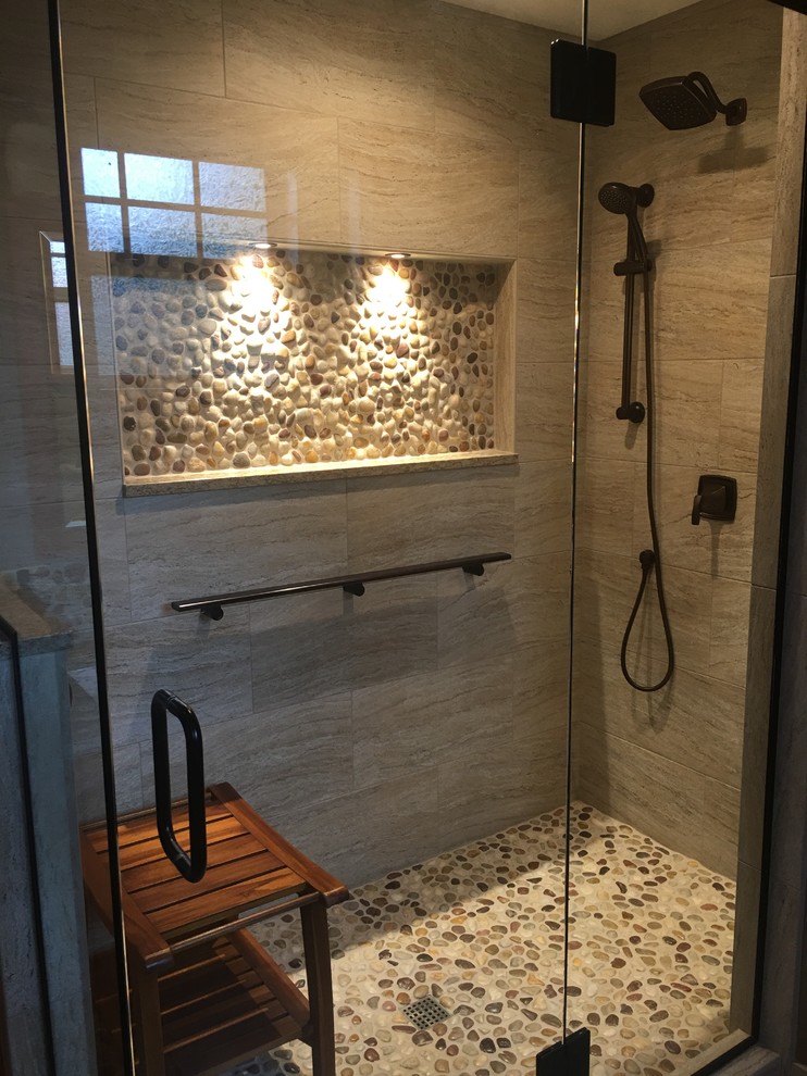 Home design - rustic home design idea in Seattle