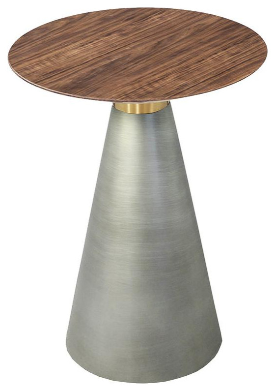 Bari End Table 17 Silver Transitional Side Tables And End Tables