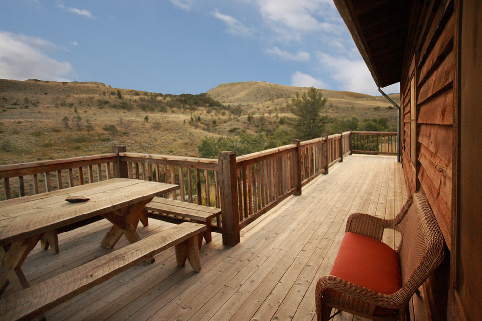 Deck - rustic deck idea