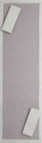 3-piece duo grey placemat for two and uno grey napkin gift set
