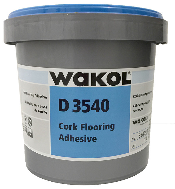 WaterBased Latex Contact Adhesive for Cork Tiles, One Gallon Contemporary Cork Flooring