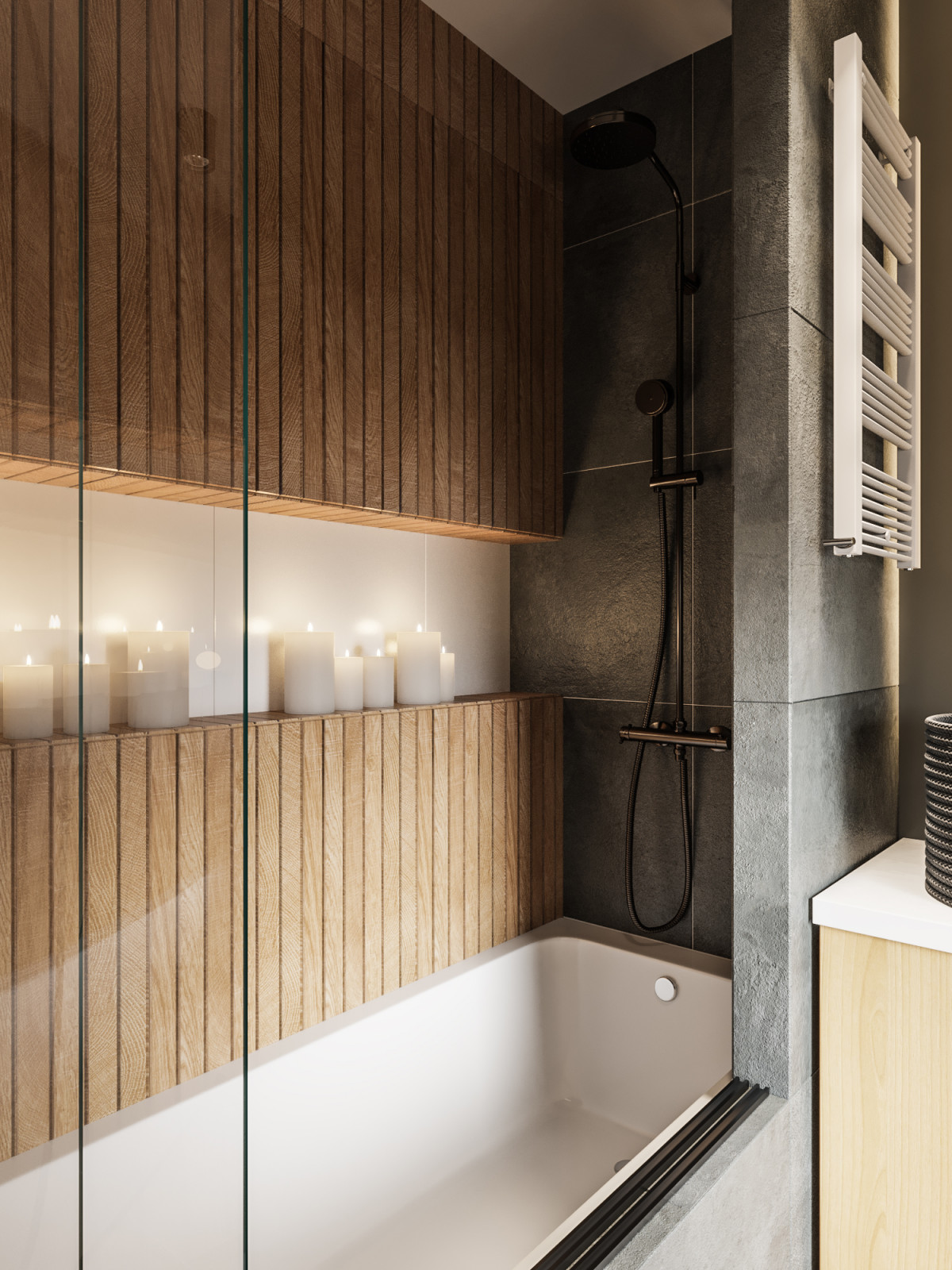 Двухкомнатная квартира 55 м.кв.