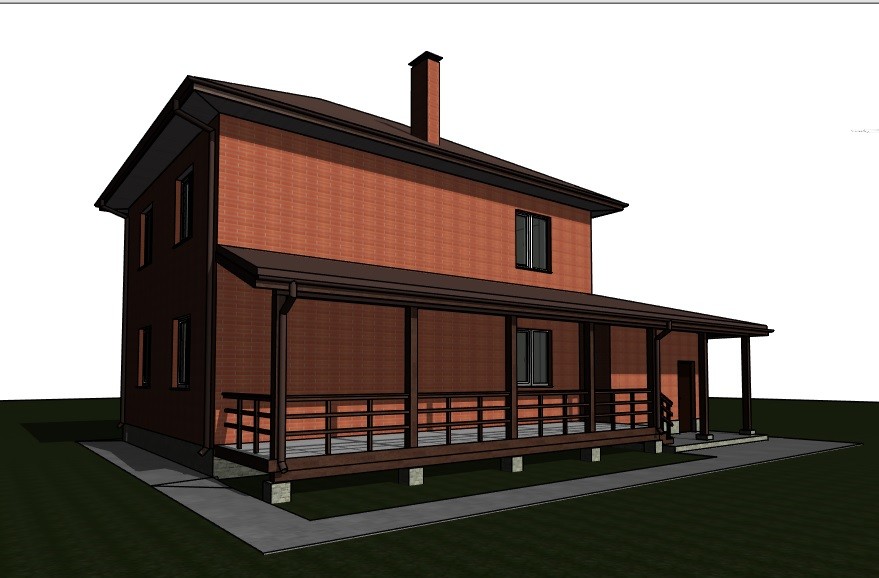 Проект дома из газобетона