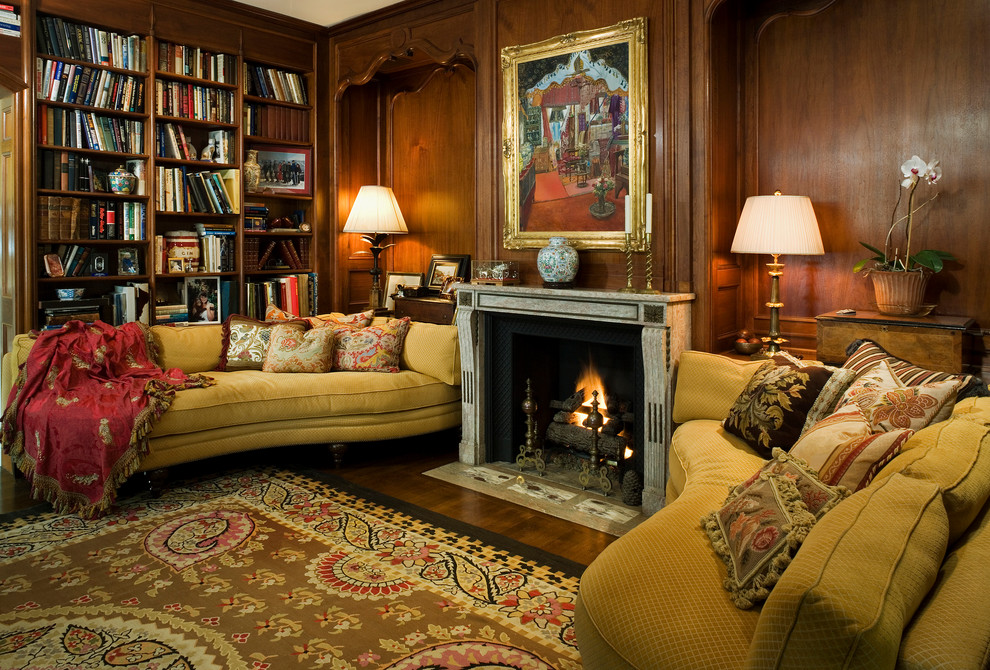 Traditional living room in New York.