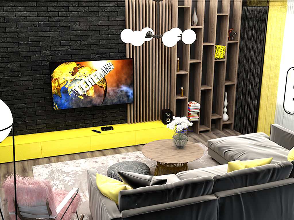 дизайн-проект интерьера 3х комнатной квартиры (чешка)