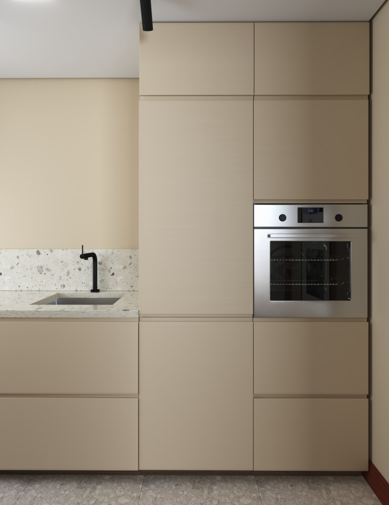 Яркая терракотовая линия