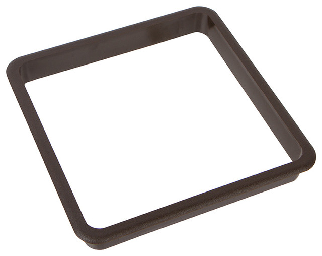 51/4" Fourplex Junction Box Grommet Contemporary Cable Management