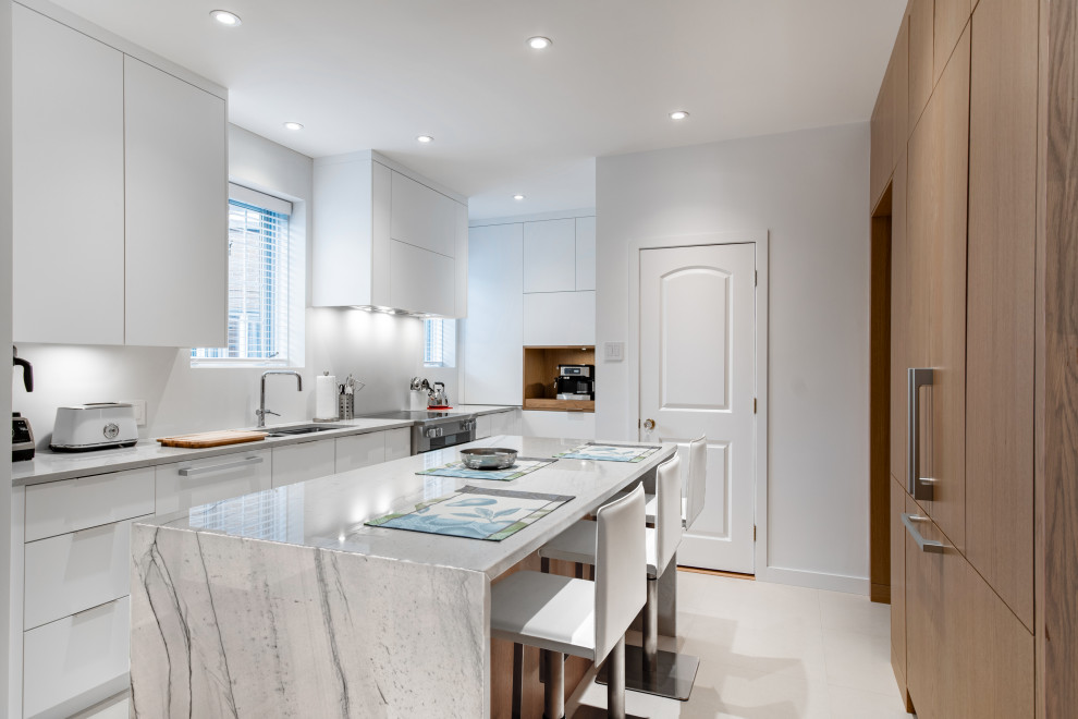 Modern Minimalist Kitchen Montreal
