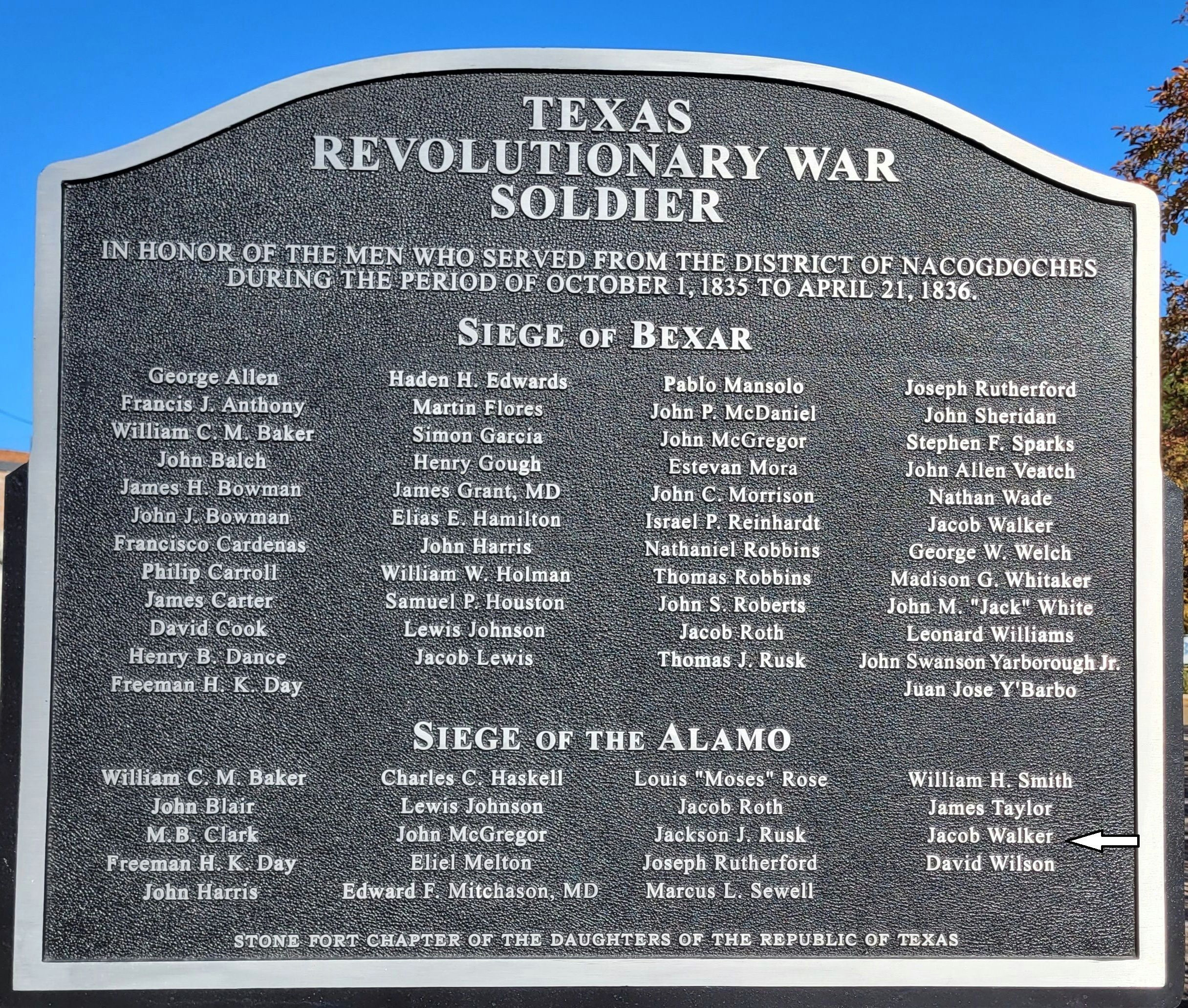 Jacob Walker Running to the Fight Memorial in Nacogdoches Tx