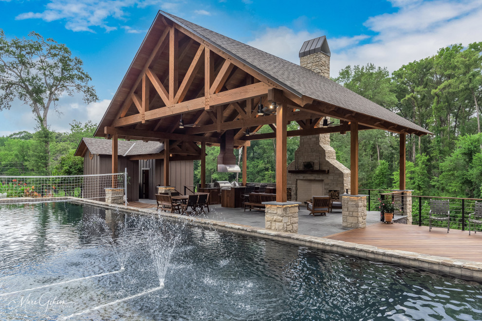 Timber Frame Outdoor Kitchen
