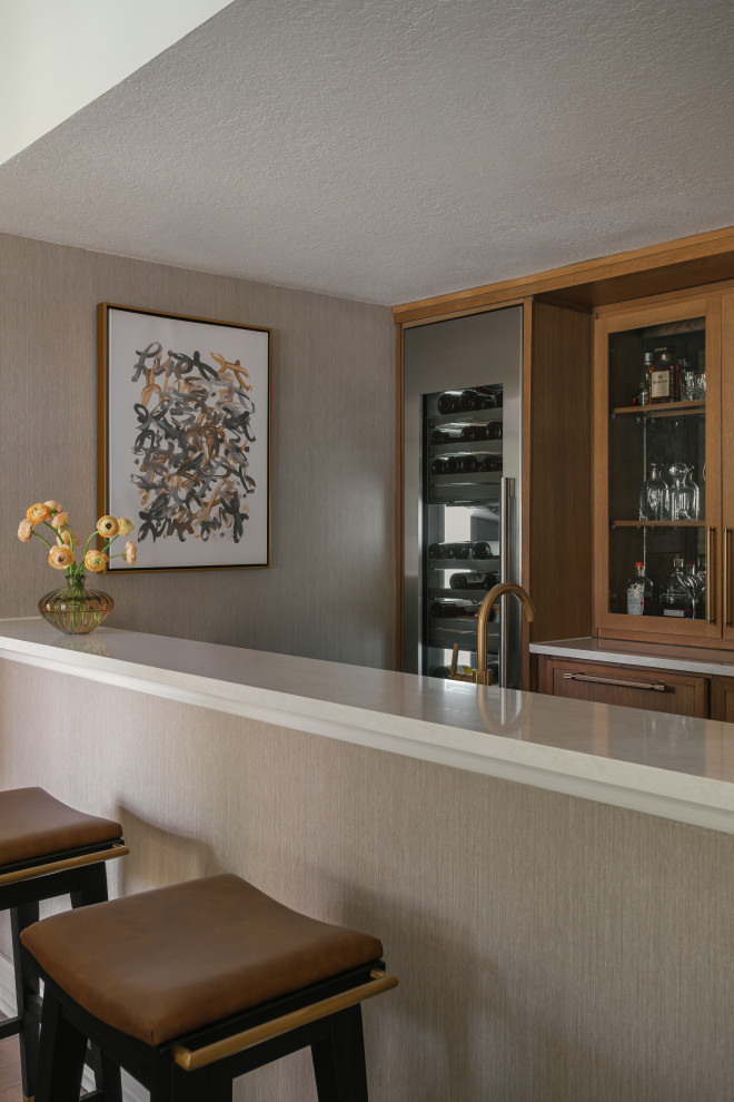 Jericho Court - Transitional - Home Bar - Dallas - by Traci Connell ...