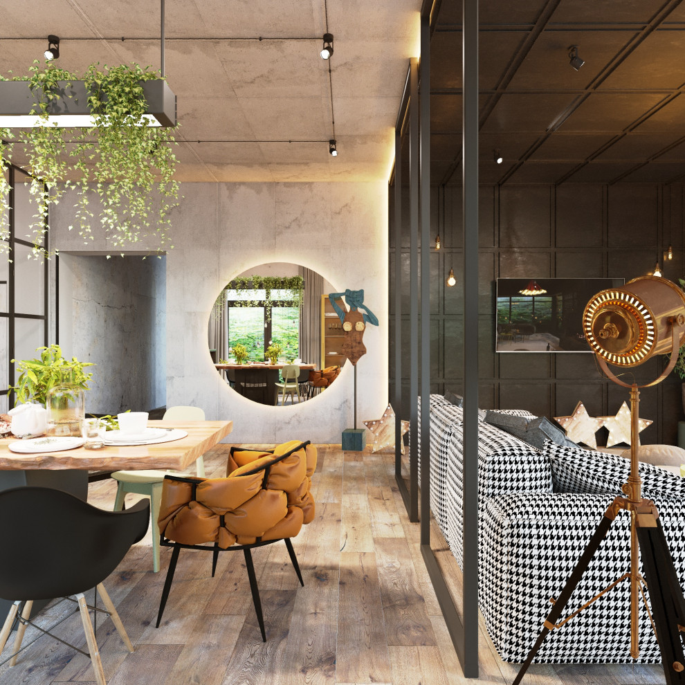 кухня-гостиная, спальня дома в КП Первомайский