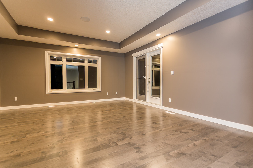 Home design - transitional home design idea in Edmonton