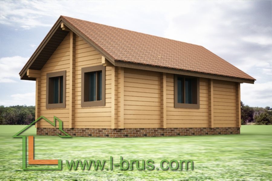 Проекты домов из профилированного бруса