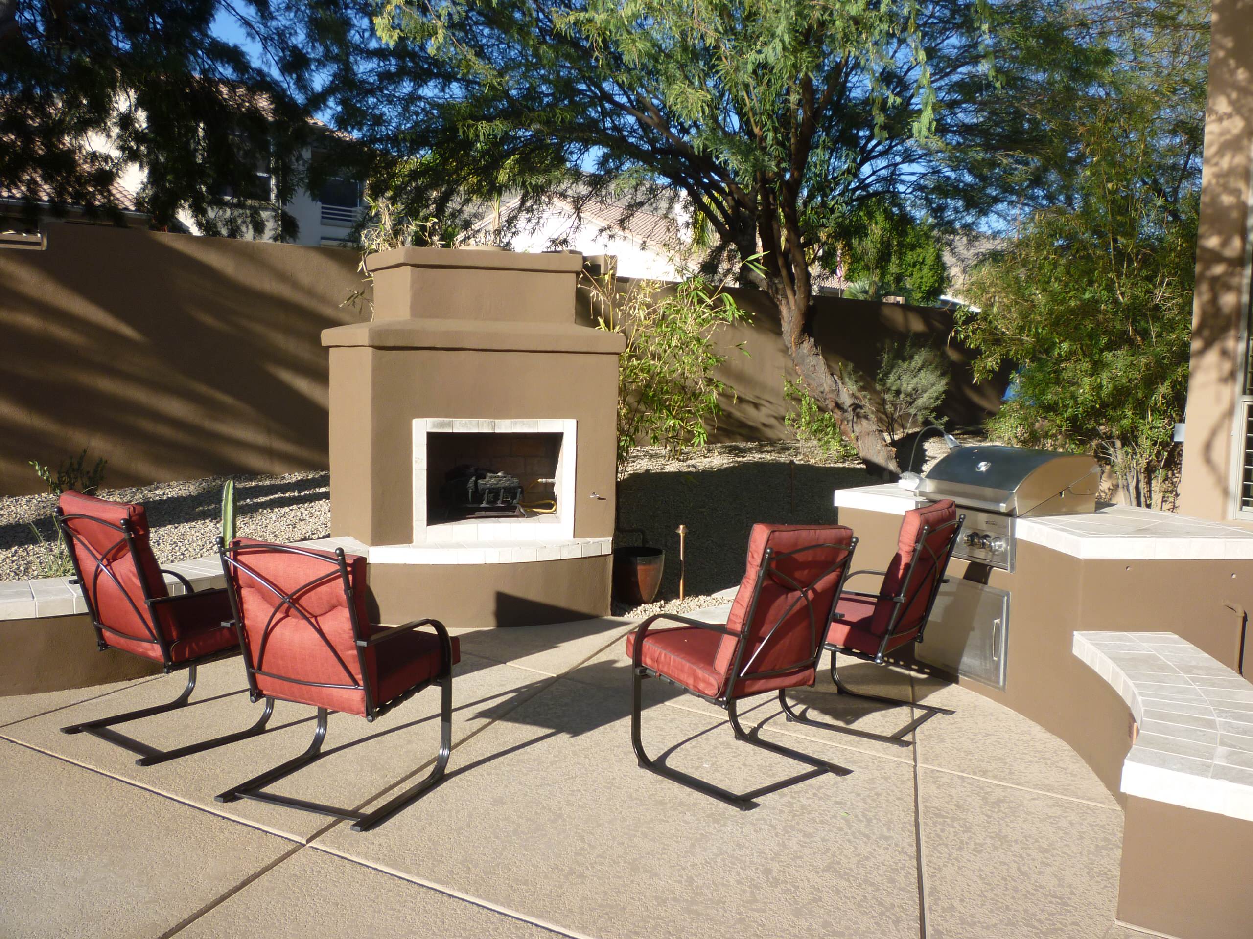 Fireplace Seating Area