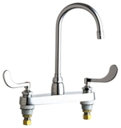 Chicago Faucets 1100-G2E3-317AB Commercial Grade High Arch - Chrome