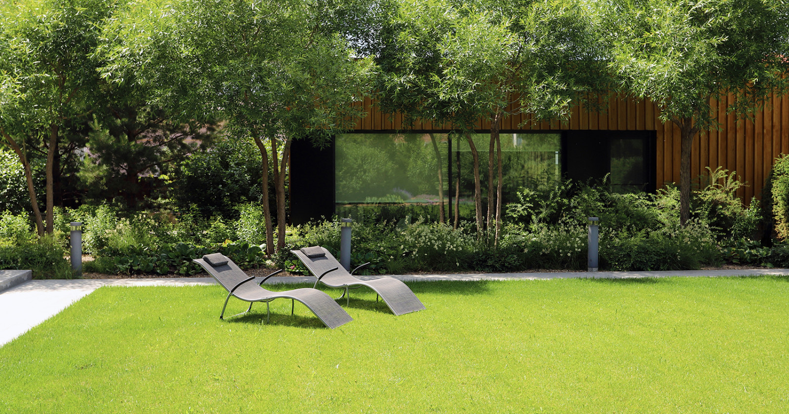 сад в городе