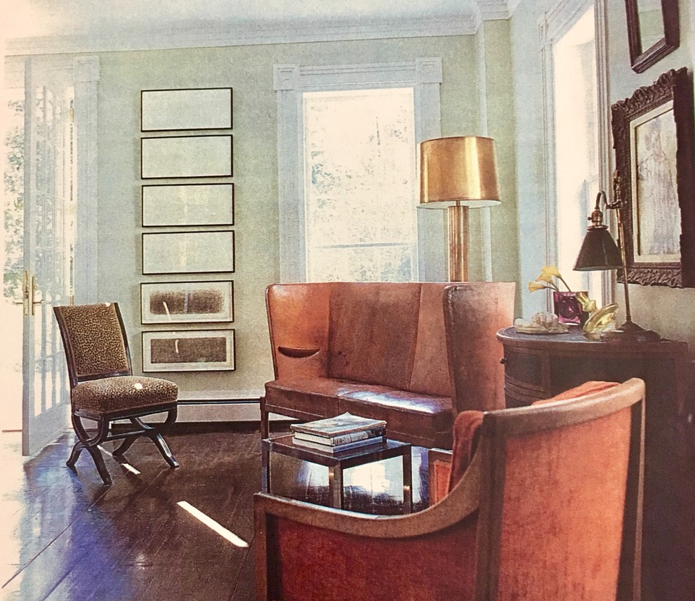 Inspiration for a transitional entryway remodel in Atlanta