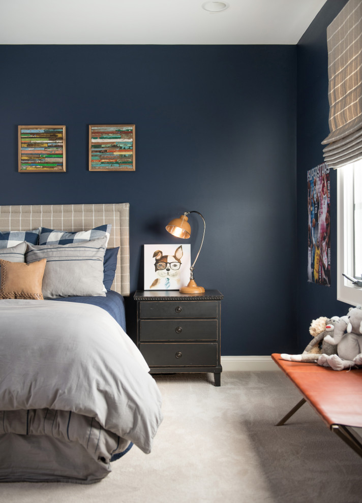 This is an example of a transitional kids' room in Kansas City.