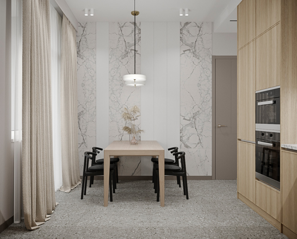 Интерьер 3-хкомнатной квартиры в ЖК "Тушино 2018"