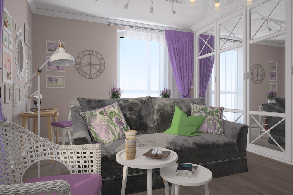 Гостиная в стиле прованс.