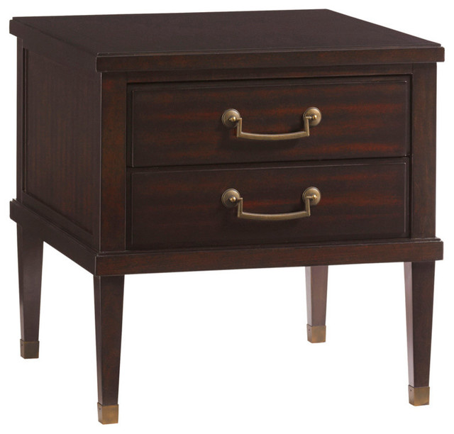 Chandler Drawer Lamp Table Transitional Side Tables And End