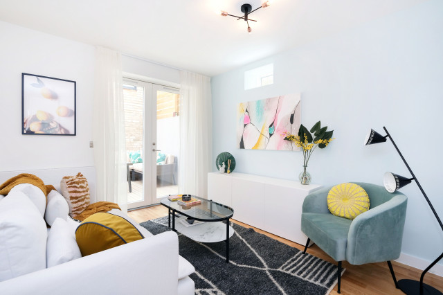 Springfield View moderno-salon