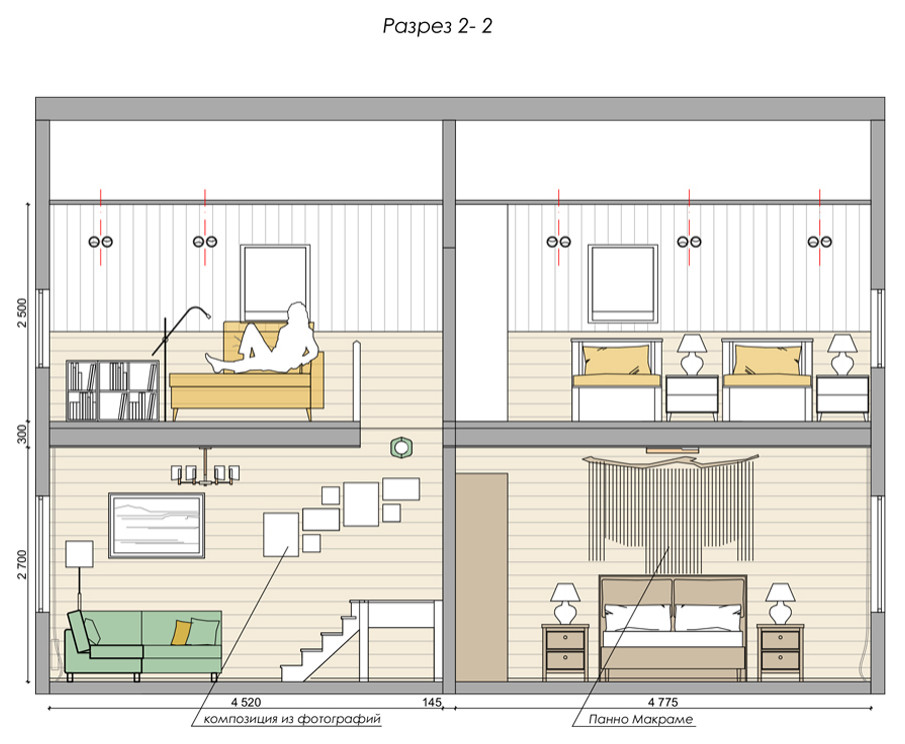 Дача с мансардным этажом