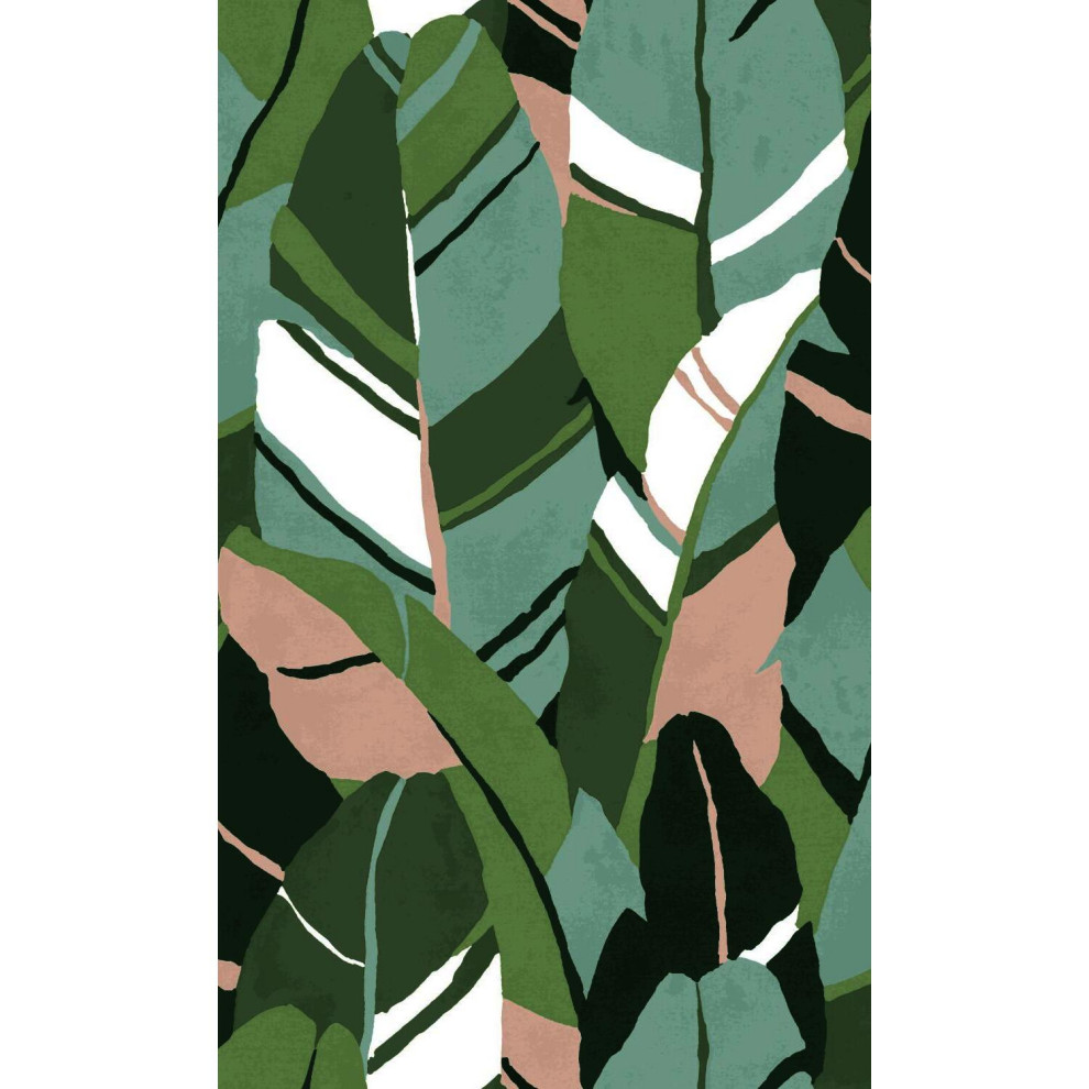 Hearts Of Palm Peel And Stick Wallpaper Tropical Wallpaper by