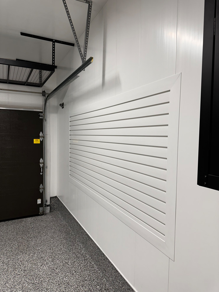 Martinet Ave - Garage Interior - Trusscore & Epoxy