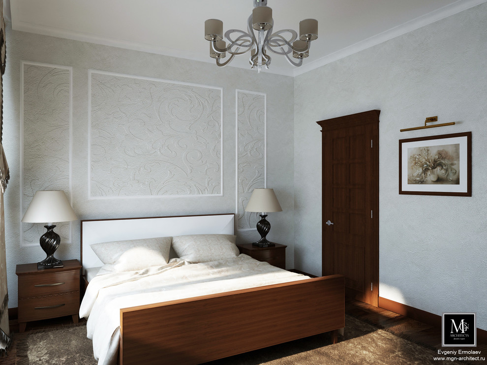 КП Иволги, дом в классическом стиле , темный вариант