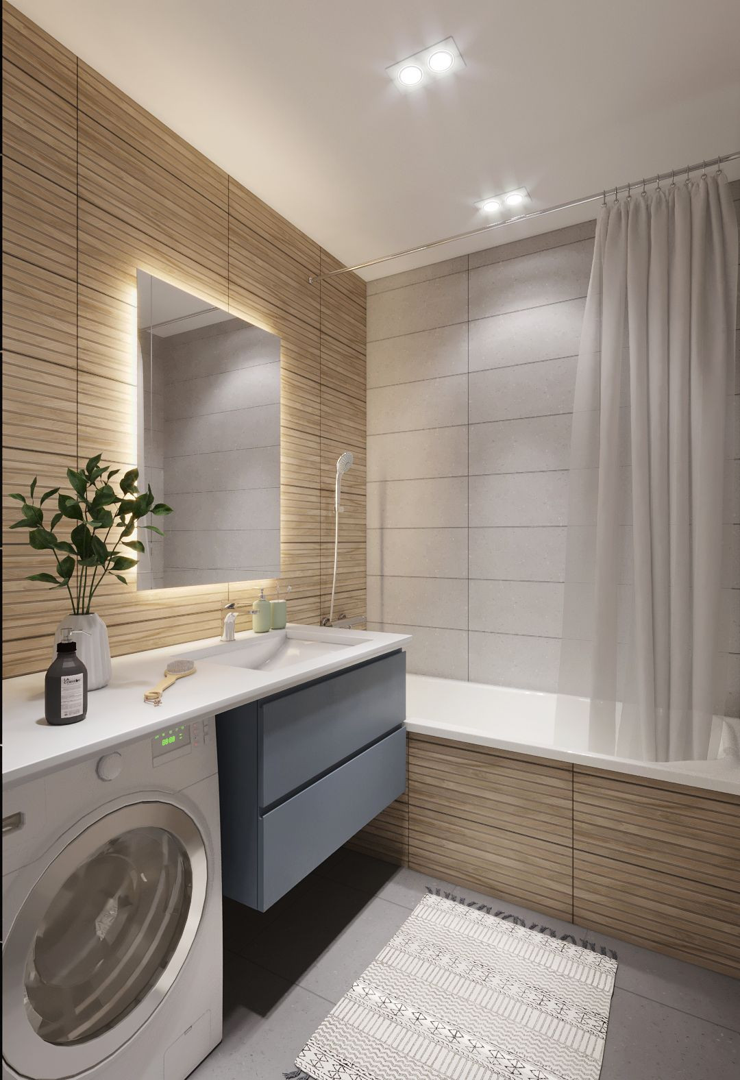 Санузел в современном стиле