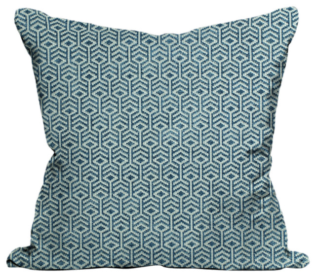 Axial Pillow, Copenhagen, 22" X 22", 22" X 22" Contemporary