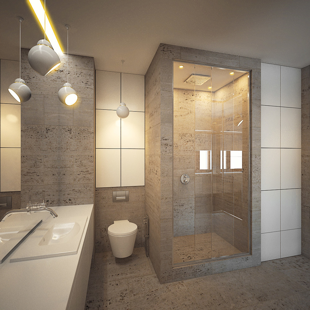 Частная квартира с лаконичным интерьером.