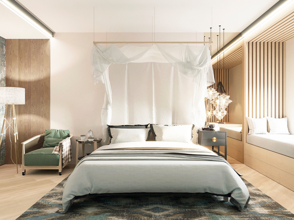 Трехкомнатная квартира в эко стиле на Приморском проспекте