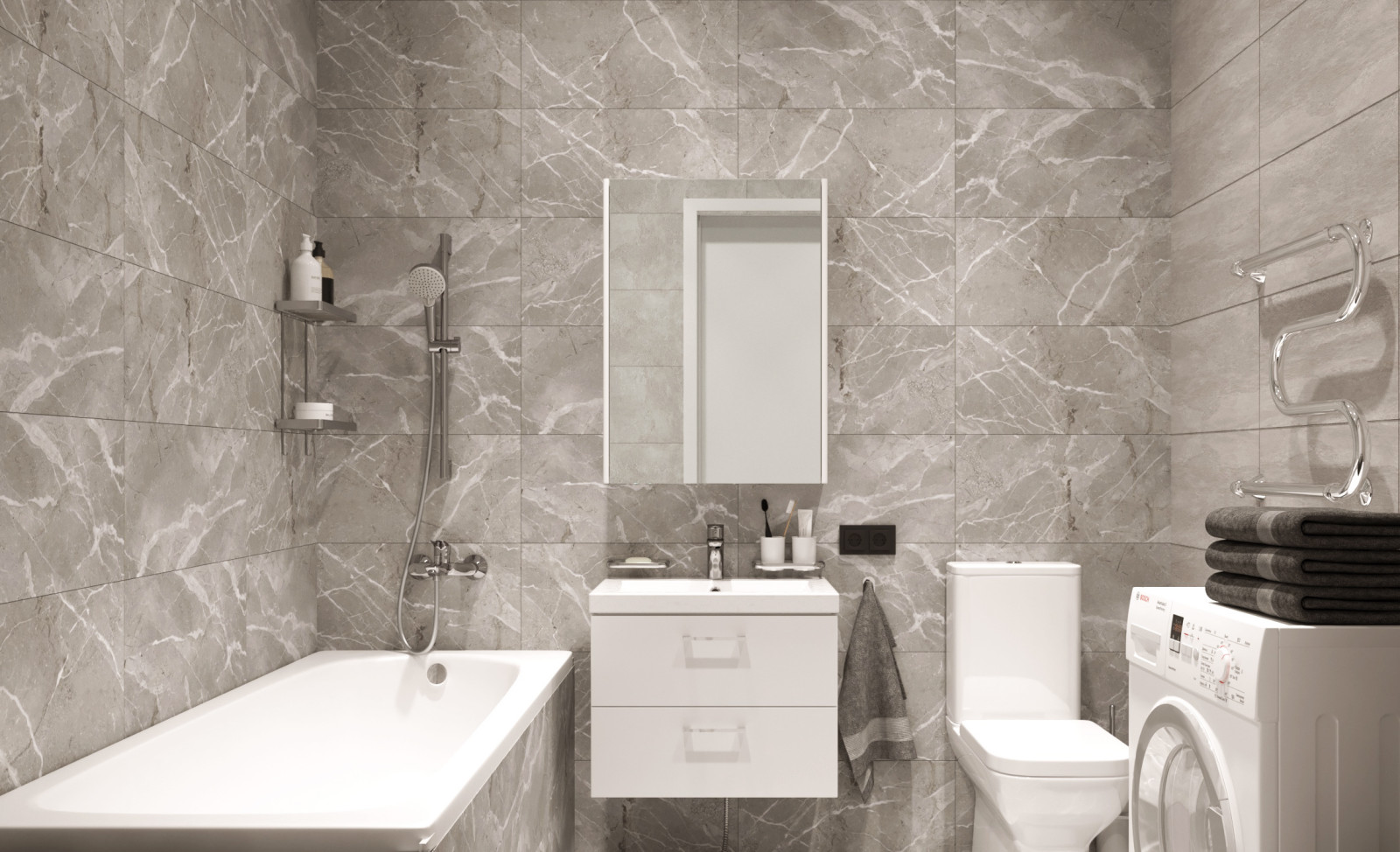 Типовой проект 1 бюджетного ремонта от застройщика.