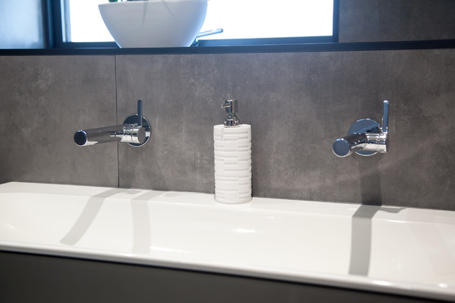 Inspiration for a contemporary bathroom in Gloucestershire.
