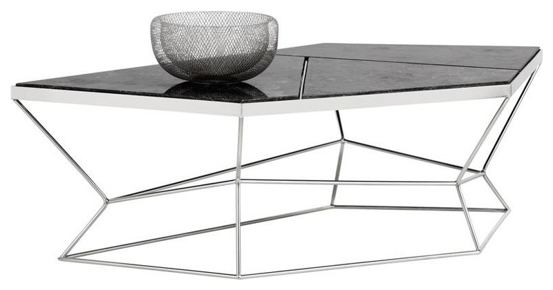 Isabella Coffee Table Marble, Poly And Bark Isabella Coffee Table