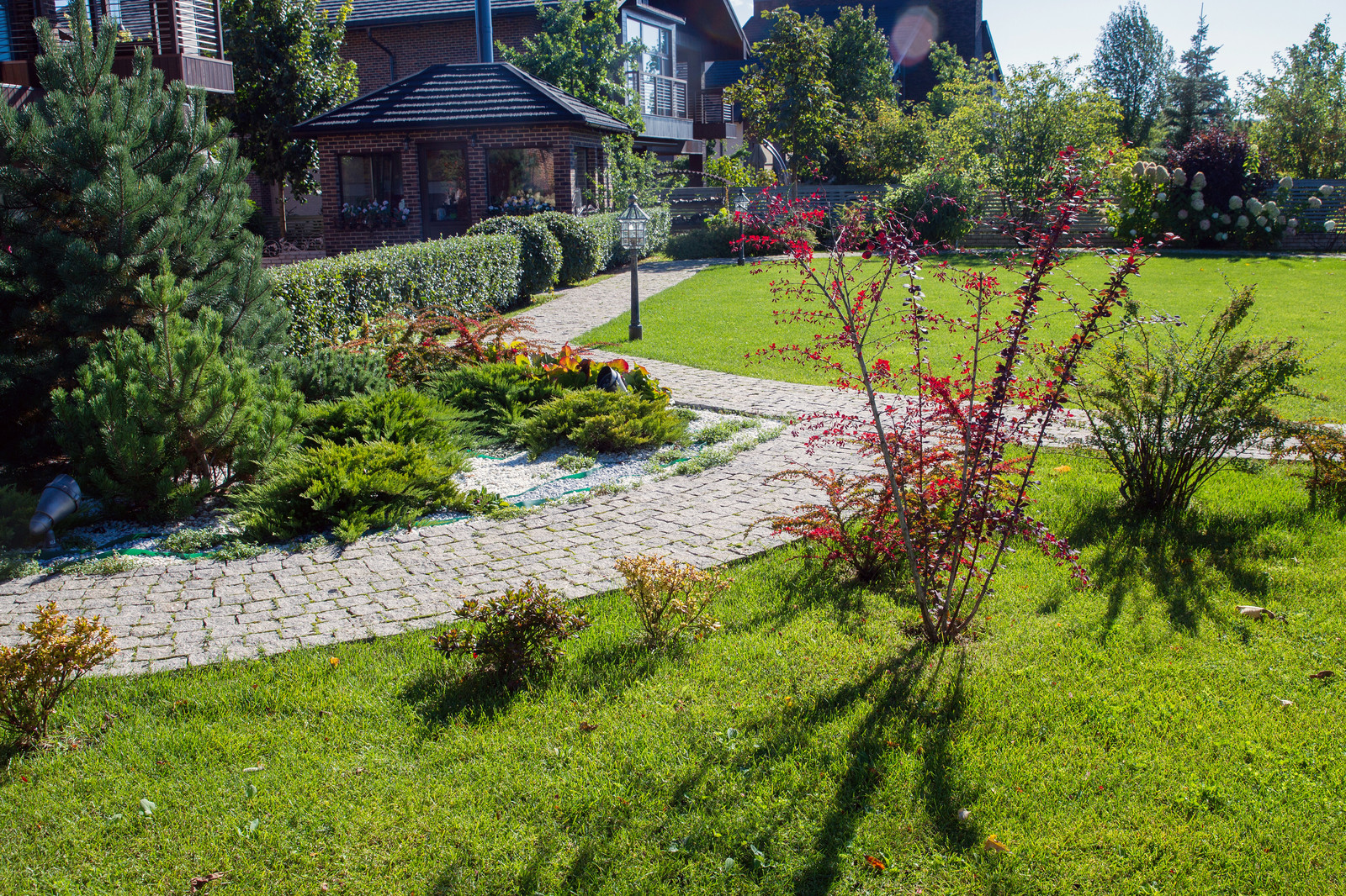 Сад на Пятницком шоссе.  Дизайнер Лариса Юрова