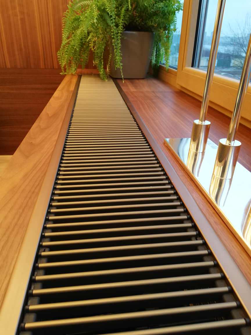 Внутрипольные конвекторы