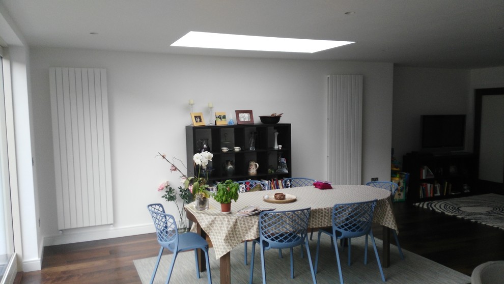 Transitional dining room photo in Dublin