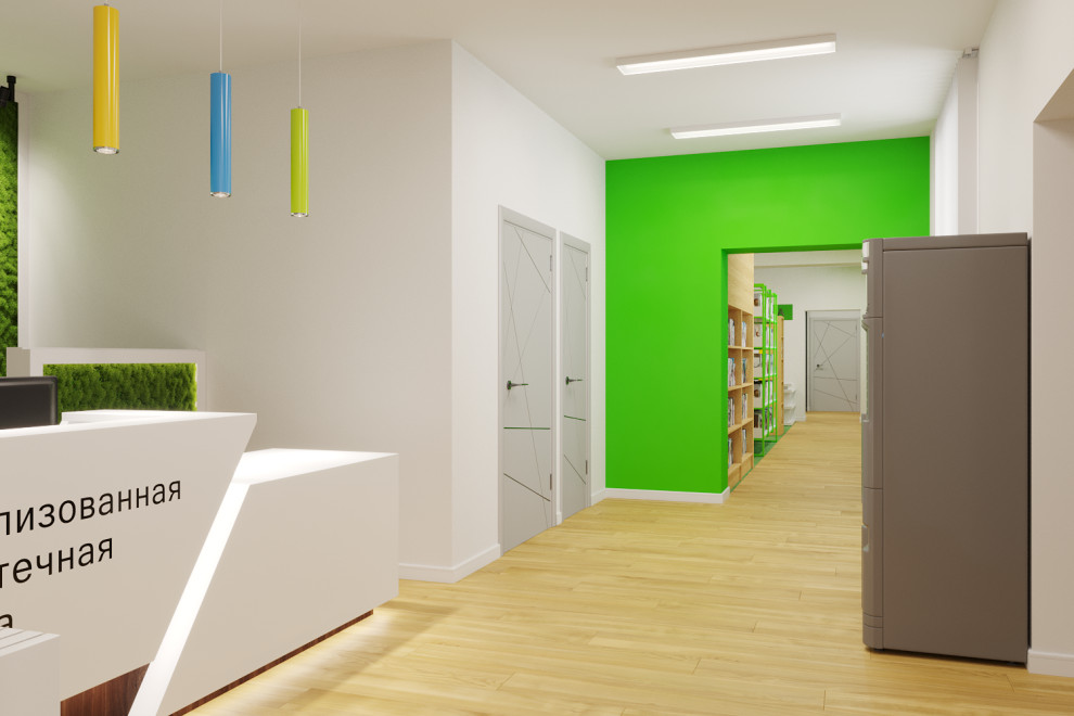 Дизайн-проект Модельной библиотеки в г.Улан-Удэ (Республика Бурятия)