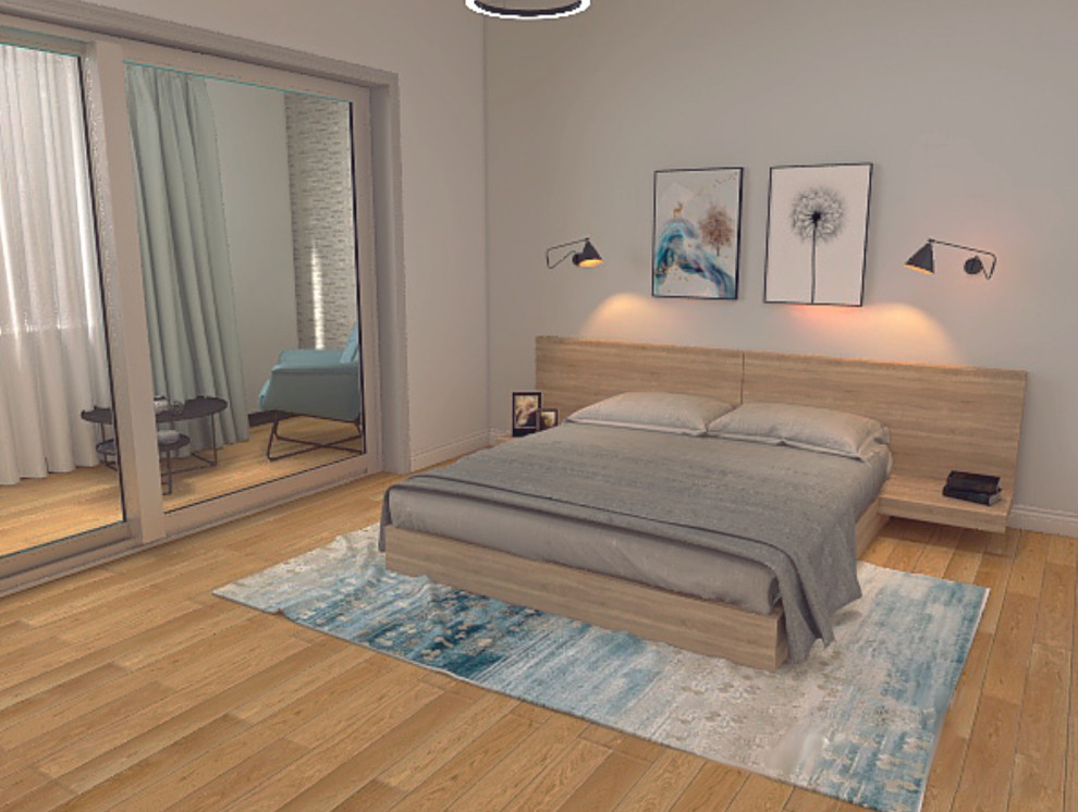 Двухкомнатная квартира в скандинавском стиле