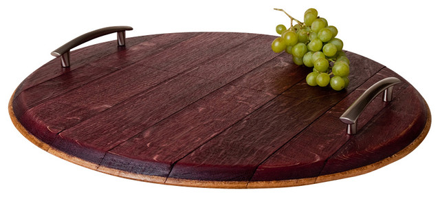 Wine-Infused Barrel Platter