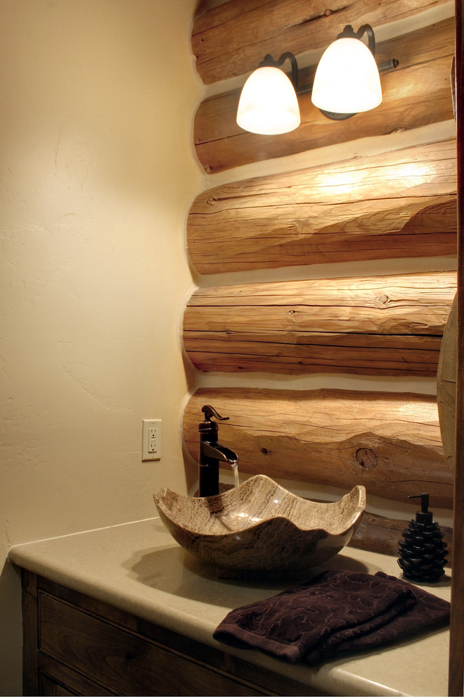Example of a mountain style bathroom design in Seattle