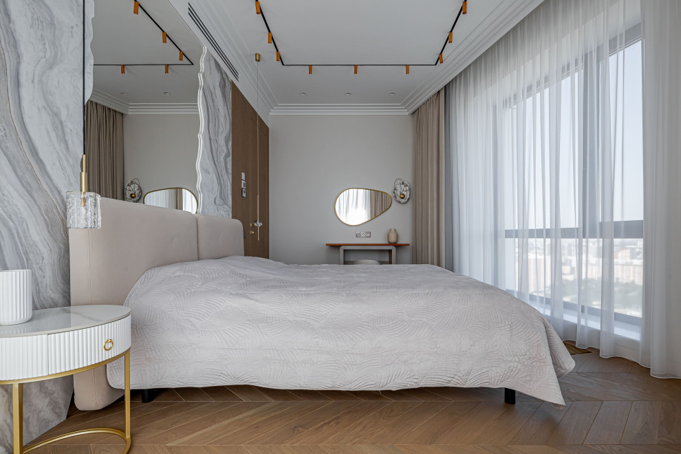 Реализованный дизайн проект четырехкомнатной квартиры 112 кв. м.